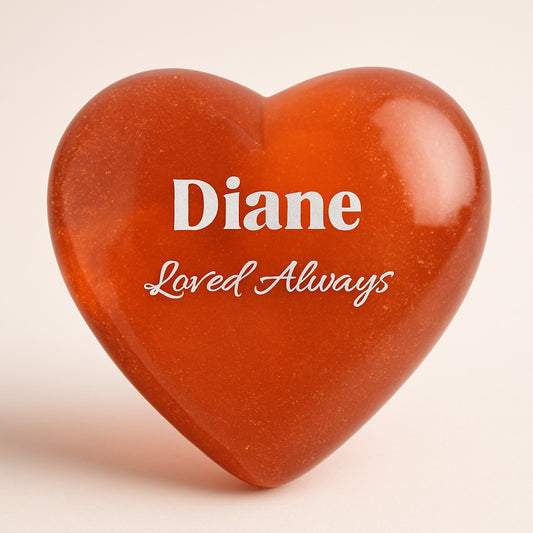 "Companion Memory" Heart  Appr. 2¾″ x 2¾″ x ¾″- 1″ Thick