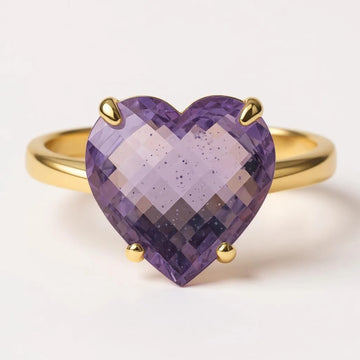 "Cherished Memories" Heart Cut Ring Large 10mm