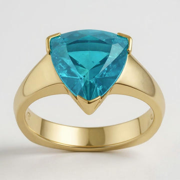 "Infinity" Trilliant Cut Ring Large 10mm