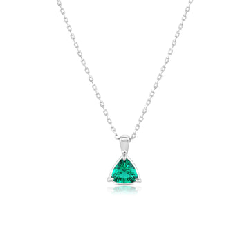"Infinity" Trilliant Cut Small Pendant 8mm