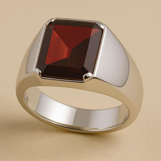 "Radiant Life" Radiant Cut Ring (For Men) 12X10MM