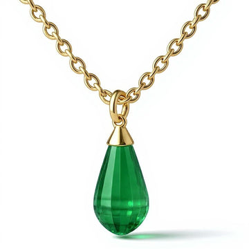 "Tender Teardrop" Briolette Pendant 10.4x24mm