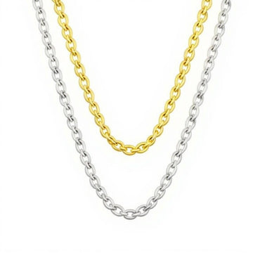 Chain 18 Inch 14k y/w SS