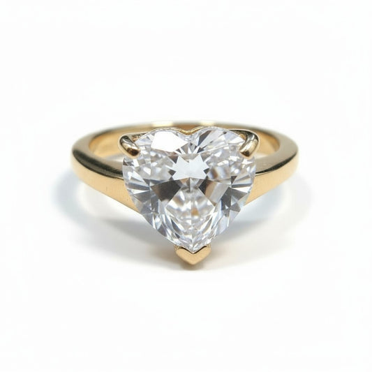 "Cherished Memories" Heart Cut Ring Large 10mm