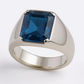 "Radiant Life" Radiant Cut Ring (For Men) 12X10MM