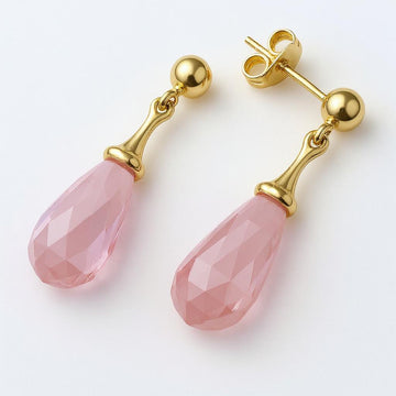 "Tender Teardrops" Pierced Earrings 12x6 mm