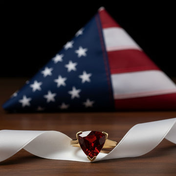 "Infinity" Trilliant Cut Ring Large 10mm