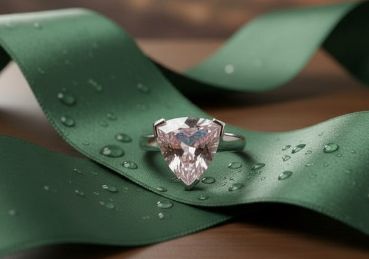 "Infinity" Trilliant Cut Ring Large 10mm