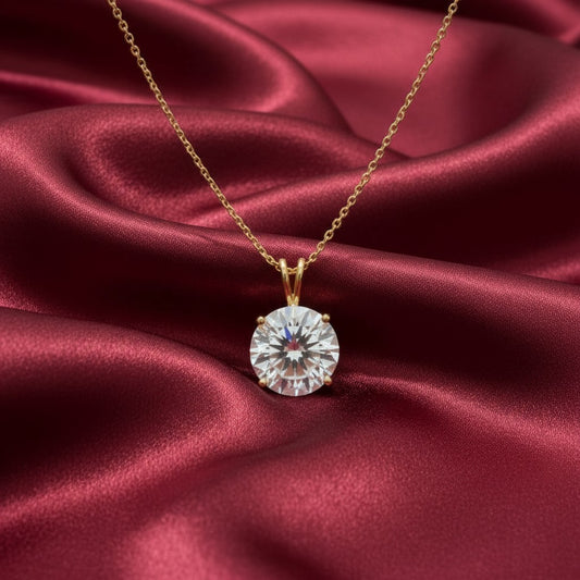 "Circle of Life" Round Portuguese Cut Pendant 15mm