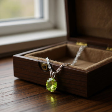 "Eternity" Oval Pendant 10x8mm