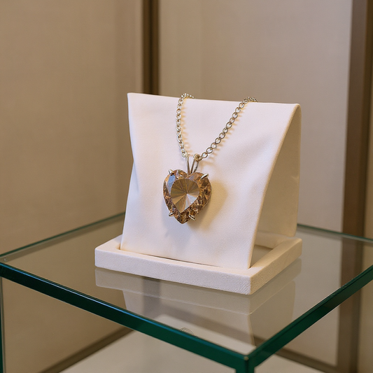"Cherished Memories" Heart Cut Pendant 15mm