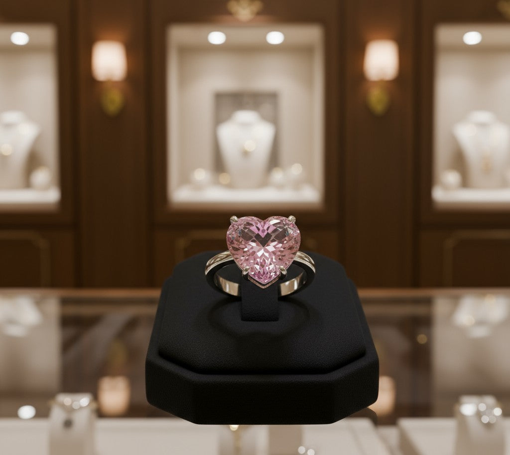 "Cherished Memories" Heart Cut Ring Large 10mm