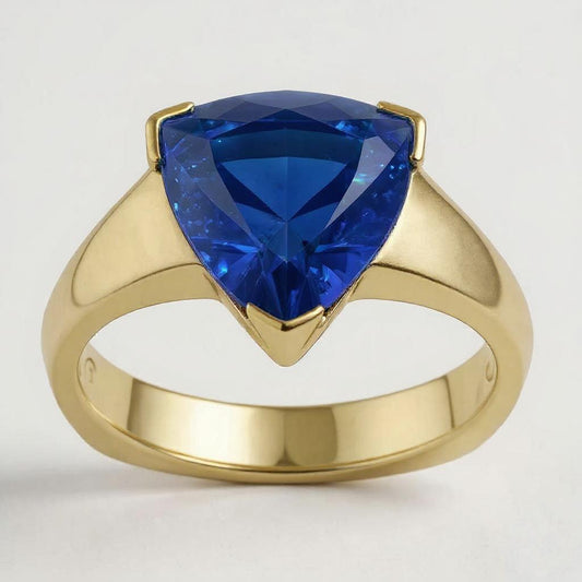 "Infinity" Trilliant Cut Ring Large 10mm
