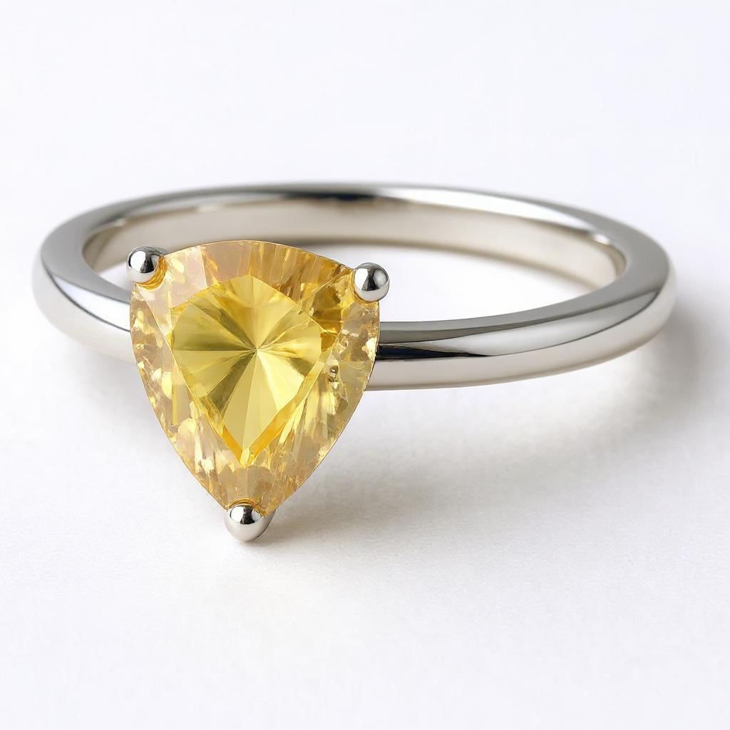 "Infinity" Trilliant Cut Ring Small 7mm
