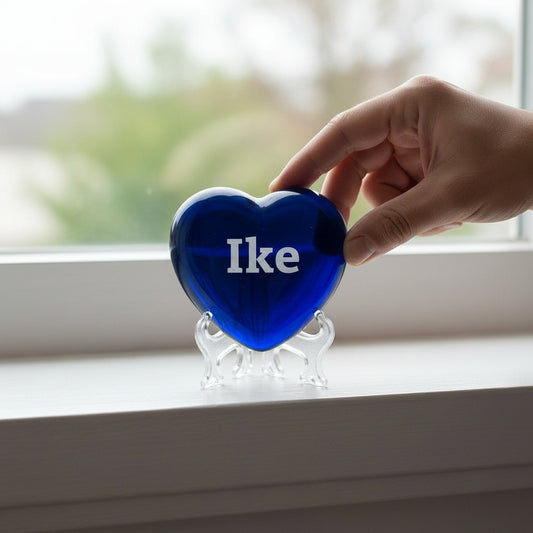 "Companion Memory" Heart  Appr. 2¾″ x 2¾″ x ¾″- 1″ Thick