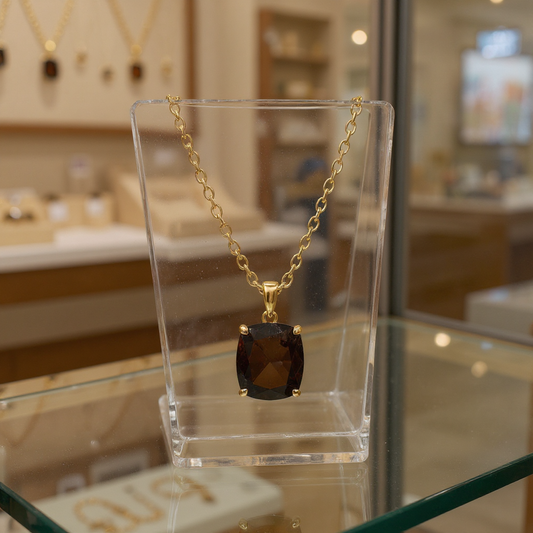 "Never Forgotten" Cushion Cut Pendant 16x12mm