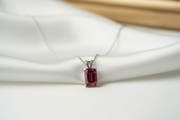 Never Forgotten Pendant<br>Cushion Cut • 16x12mm