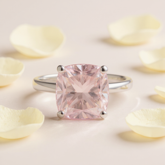 "Never Forgotten" Cushion Cut Ring Large 12x10mm