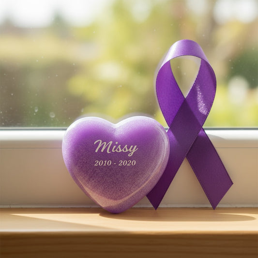 "Companion Memory" Heart  Appr. 2¾″ x 2¾″ x ¾″- 1″ Thick