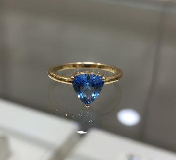 "Infinity" Trilliant Cut Ring Small 7mm