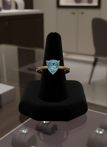 "Infinity" Trilliant Cut Ring Small 7mm