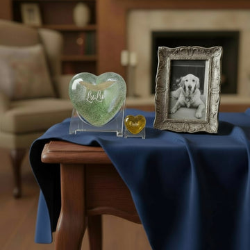 "Companion Memory" Heart  Appr. 2¾″ x 2¾″ x ¾″- 1″ Thick