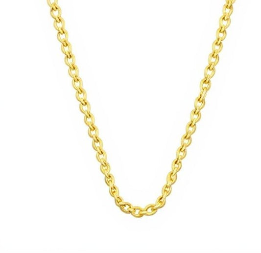 Chain 18 Inch 14k y/w SS