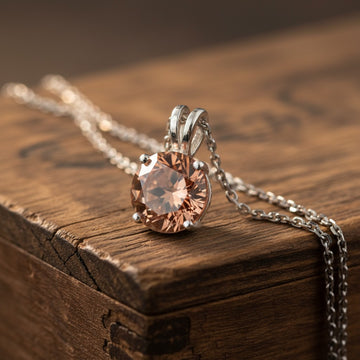 "Circle of Life" Round Portuguese Cut Pendant 15mm