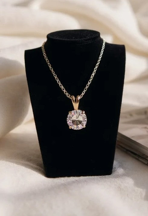 "Circle of Life" Round Portuguese Cut Pendant 15mm