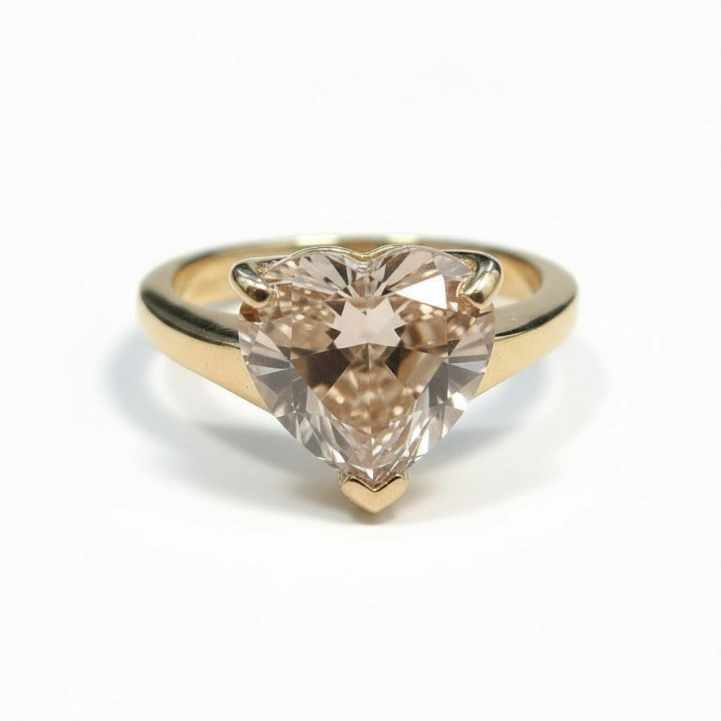 "Cherished Memories" Heart Cut Ring Large 10mm