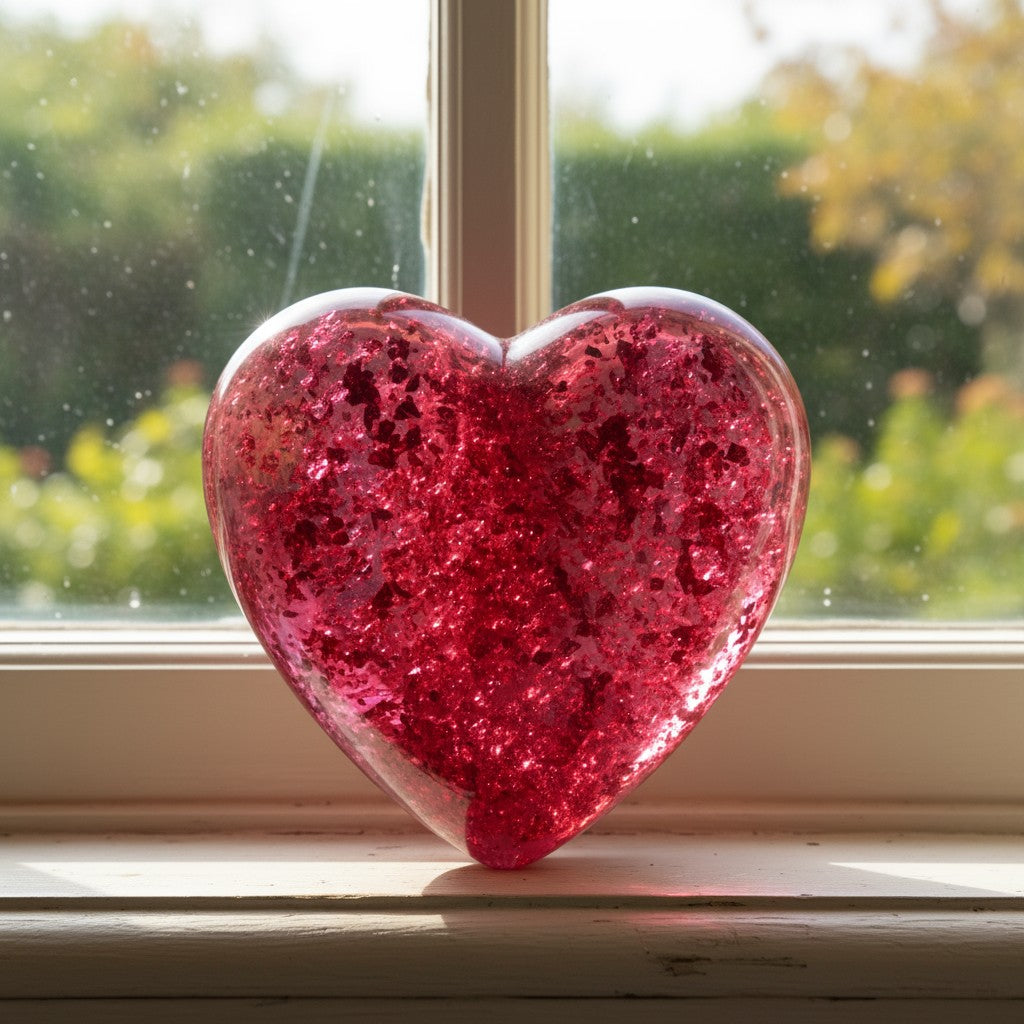 "Companion Touchstone" Heart Appr. 1 ½" X 1 ½" X ¾" Thick